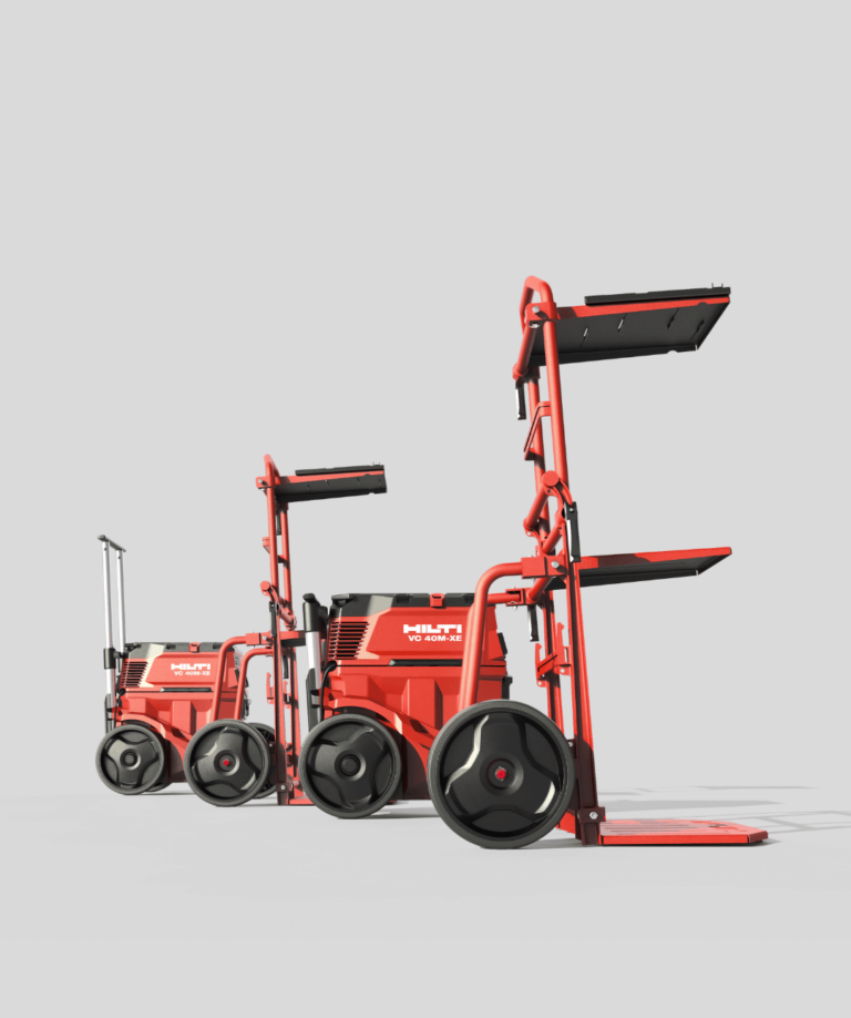 Composition of three Hilti products
