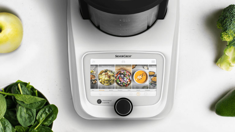 Image of the Monsieur cuisine Hoyer machine